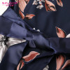 S.FLAVOR women flowers printing elegant dress good quality O-neck floor-length vestidos with belt women casual autumn vestidos