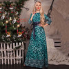 S.FLAVOR Brand Women long Dress hot sale 2017 Autumn Winter Russian Style Print Dresses Long Floor-Length Elegant vestidos