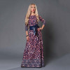 S.FLAVOR Brand Women long Dress hot sale 2017 Autumn Winter Russian Style Print Dresses Long Floor-Length Elegant vestidos