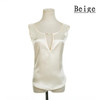 S-XXXL Blouses 2017 Sexy Beading V Collar Women Top Tees Crochet Solid Shoulder Sleeveless Loose Female Shirts Blusas