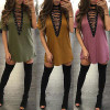 S-XXL Summer T Shirt Dress 2017 Women Deep V Neck Lace Up Sexy Bandage Party Dresses Casual T-Shirt Dress Vestidos S-XXL Summer T Shirt Dress 2017 Women Deep V Neck Lace Up Sexy Bandage Party Dresses Casual T-Shirt Dress Vestidos