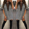 S-XXL Summer T Shirt Dress 2017 Women Deep V Neck Lace Up  Sexy Bodycon Bandage Party Dresses Casual T-Shirt Dress Vestidos S-XXL Summer T Shirt Dress 2017 Women Deep V Neck Lace Up  Sexy Bodycon Bandage Party Dresses Casual T-Shirt Dress Vestidos
