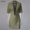 S-XXL Summer T Shirt Dress 2017 Women Deep V Neck Lace Up  Sexy Bodycon Bandage Party Dresses Casual T-Shirt Dress Vestidos S-XXL Summer T Shirt Dress 2017 Women Deep V Neck Lace Up  Sexy Bodycon Bandage Party Dresses Casual T-Shirt Dress Vestidos