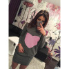 S-XL Pocket Design Winter Dress Women's Bodycon Print Dresses Lady Sexy Long Sleeve Dress Black Friday Office Vestidos