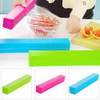 S-home New Plastic Kitchen Foil And Cling Film Wrap Dispenser Cutter Storage Holder 3 Color MAR20