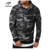 2017 New Fashion Hoodies Brand Men Letter Printing Sweatshirt Male Hoody Slim Hip Hop Zipper Hoodie Mens Pullover Military Hoody