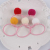 2017 new fashion girl rubber band Elastic Hair Bands diameter 35mm and Ball diameter 20mm hair accessories for kids 1pcs