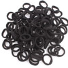 2017 NEW Fashion color Nylon Hair rubber bands elastic hair rope hair accessories for girls kids 100Pcs/LOT WHITE BLACK MIX 20mm