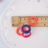 2017 NEW Fashion color Nylon Hair rubber bands elastic hair rope hair accessories for girls kids 100Pcs/LOT WHITE BLACK MIX 20mm