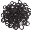 2017 NEW Fashion color Nylon Hair rubber bands elastic hair rope hair accessories for girls kids 100Pcs/LOT WHITE BLACK MIX 20mm