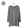 2017 New Fashion Clothes Spring Women Dress 100% Cotton  Autumn Winter Dress Female Long Sleeve Dress O-Neck Woolen Dresses A006