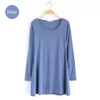 2017 New Fashion Clothes Spring Women Dress 100% Cotton  Autumn Winter Dress Female Long Sleeve Dress O-Neck Woolen Dresses A006