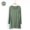 2017 New Fashion Clothes Spring Women Dress 100% Cotton  Autumn Winter Dress Female Long Sleeve Dress O-Neck Woolen Dresses A006