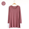 2017 New Fashion Clothes Spring Women Dress 100% Cotton  Autumn Winter Dress Female Long Sleeve Dress O-Neck Woolen Dresses A006