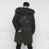 2017 New Fashion Casual Winter Jacket Men Hooded Warm Coats Parkas Men Thick Medium-Long Solid Hip Hop Men's Winter Jackets