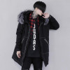 2017 New Fashion Casual Winter Jacket Men Hooded Warm Coats Parkas Men Cotton Thick Long Solid Hip Hop Men's Winter Jackets