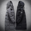 2017 New Fashion Autumn Winter Outwear Down Jacket Men Windproof Waterproof Duck Down Parka Male X-Long Thick Warm Coat