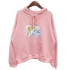 2017 new Pink/White Women Hoodies Japanese Sailor Moon Printed Pullover Girls Kawaii Cute Harajuku Sweatshirt Loose Full sleeve