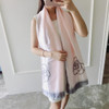 2017 New Paris Luxury Brand Women Silk Scarf Designer Blanket Shawls Spring Winter Flower Pashmina Women Scarves Foulard Femme