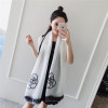 2017 New Paris Luxury Brand Women Silk Scarf Designer Blanket Shawls Spring Winter Flower Pashmina Women Scarves Foulard Femme