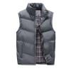 2017 New Mens Jacket Sleeveless Vest Winter Fashion Casual Coats Male Cotton-Padded Men's Vest Men Thicken Waistcoat size M-4XL