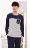 2017 New Men's Pajamas Cotton Long Sleeve Sleepwear Mens Striped Pajamas Sets Autumn Plaid Pyjamas Casual Homewear 3XL 4XL