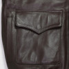 2017 New Men's Genuine Goat skin Leather Jacket Fat loose big yards S-XXL Casual Russia Winter Coats Free Shipping