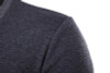 2017 new men's fashion slim long sleeved sweater coat color placket
