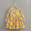 Fashion Baby Dress Long Sleeve Pirncess Girls Clothes Spring Autumn Winter Children Dresses For Girl Floral Clothing Vestidos