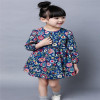 Fashion Baby Dress Long Sleeve Pirncess Girls Clothes Spring Autumn Winter Children Dresses For Girl Floral Clothing Vestidos