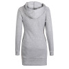 Fashion Autumn Dresses Women Hoodie Dress Pocket Long Sleeve Mini Dress Casual Dress Women Clothing Vestidos De Festa LJ5841E