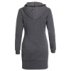 Fashion Autumn Dresses Women Hoodie Dress Pocket Long Sleeve Mini Dress Casual Dress Women Clothing Vestidos De Festa LJ5841E