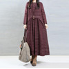 Fashion Autumn Dress 2017 ZANZEA Women Striped Print Dresses Long Sleeve O Neck Vintage  Loose Long Vestidos Plus Size S-5XL Fashion Autumn Dress 2017 ZANZEA Women Striped Print Dresses Long Sleeve O Neck Vintage  Loose Long Vestidos Plus Size S-5XL