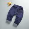 Fashion Autumn Baby Kids Children Boys Girls Infants Babi Casual Color Block Long Pants Full Length Trousers S5845