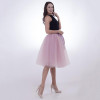 Fashion and Elegant 7 Layers 65CM Midi Tulle Skirts Womens 2017 Summer Tutu Skirt Women Wedding Underskirt Petticoat Falda Tul