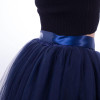 Fashion and Elegant 7 Layers 65CM Midi Tulle Skirts Womens 2017 Summer Tutu Skirt Women Wedding Underskirt Petticoat Falda Tul