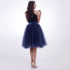 Fashion and Elegant 7 Layers 65CM Midi Tulle Skirts Womens 2017 Summer Tutu Skirt Women Wedding Underskirt Petticoat Falda Tul