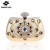 Fashion 7 Colors Women 2017 Party Shoulder Bags Ladies Crystal Evening Clutch Bag Female Wedding Gold Purses Evening Clutch Bags