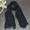 Fashion 20Colors Candy Colors Soft Trendy Long Voile Scarfs Winter Warm Scarf Women Scarf Shawl Blue