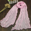 Fashion 20Colors Candy Colors Soft Trendy Long Voile Scarfs Winter Warm Scarf Women Scarf Shawl Blue