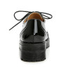 2017 Retro Oxfords Brogue Women Shoes Fashion Patent Leather Platform Casual Shoes Round Toe Flats Lace Up Plus Size 40 WFS521