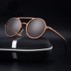 2017 Retro Aluminum Magnesium Sunglasses Polarized Lens Vintage Eyewear Accessories Sun Glasses Driving Men Round Sunglasses