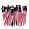 2017 Professional 20 Pcs Makeup Brushes Set Powder Foundation Eyeshadow Eyeliner Lip Cosmetic Makeup Brushes Maquiagem