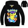 2017 Pokemon Costume Child Sweatshirt Pokemon Go Hoodie For Boys Hoodies Girls Sweatshirt Pink Sport Shirt Hoodies For Teenage