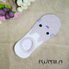CAT summer comfortable cotton bamboo fiber girl women's socks ankle low female invisible color girl boy hosier 1pair=2pcs WS67