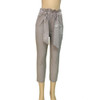 Casual Women High Waist Pants Bow Tie Drawstring Sweet Pockets Trousers