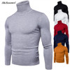 Casual Slim Fit Winter Sweater Men Knitted Pullover Solid Color Turtleneck Pull Homme Male Sweater Autumn Sueter Hombre Knitwear