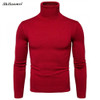Casual Slim Fit Winter Sweater Men Knitted Pullover Solid Color Turtleneck Pull Homme Male Sweater Autumn Sueter Hombre Knitwear