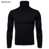 Casual Slim Fit Winter Sweater Men Knitted Pullover Solid Color Turtleneck Pull Homme Male Sweater Autumn Sueter Hombre Knitwear