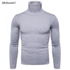 Casual Slim Fit Winter Sweater Men Knitted Pullover Solid Color Turtleneck Pull Homme Male Sweater Autumn Sueter Hombre Knitwear